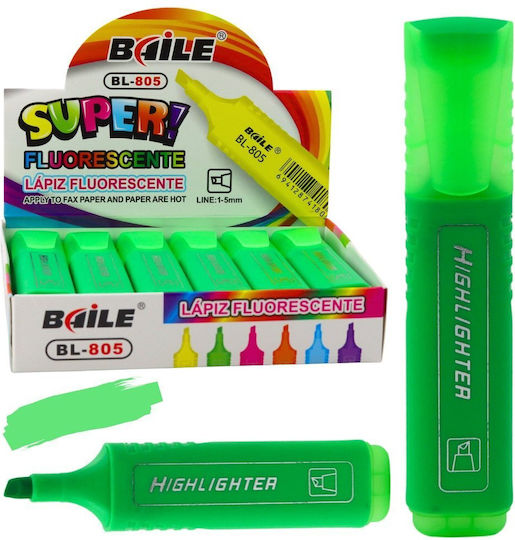 Lean Toys Μαρκαδόρος Υπογράμμισης Neon Intense Green