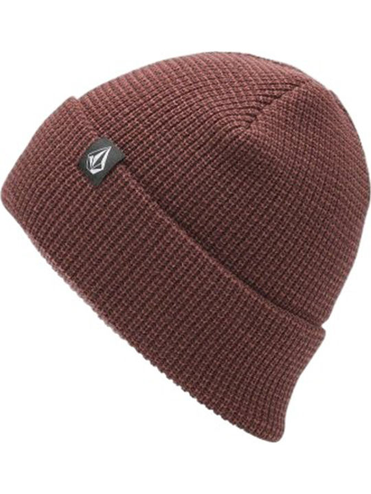 V.co Baseline Beanie Γυναικείος Σκούφος Πλεκτός σε Μπορντό χρώμα
