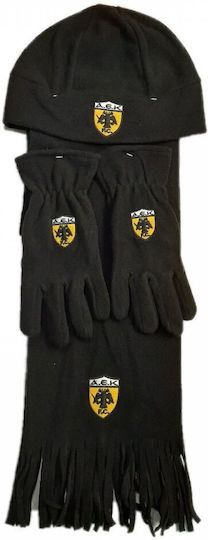 Stamion Set Beanie Gloves Scarf AEK FC Fleece
