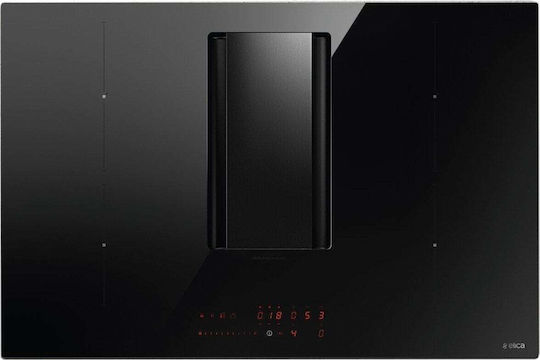 Elica Nikolatesla Alpha BL/F/78 Επαγωγική Εστία Αυτόνομη με Απορροφητήρα & Λειτουργία Κλειδώματος 78x51.5εκ.
