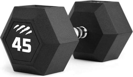 Tiguar TI-WHEX0450 Βαράκι Εξάγωνο Λαστιχένιο 1 x 45kg