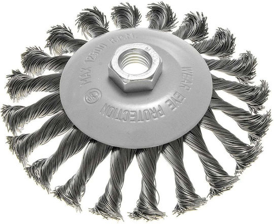 Perie De Sârmă Tip Disc 125mm Sârmă Împletită Din Oțel M14