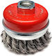 Dedra Steel Front Wire Brush 65mm M14 Twisted Wire F37-065