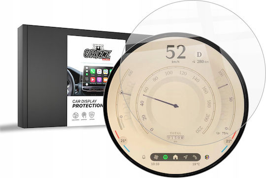 GrizzGlass Cardisplay Keramikfolie Schutz Mini Cooper 4 2023-2024