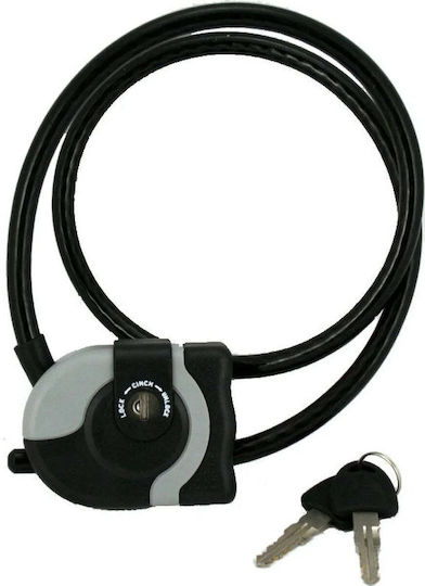 2K Fahrradschloss Haiwey 230058 10 Mm X100 Cm Zugkraft