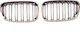 Sport Grille Double Bars Chrome & Black BMW 1 F20 F21 2011-2015 Pre Facelift