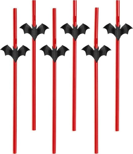 Bats Straws Party Deco Halloween 6 Pieces P Universal 9931 6163985 5901157457721