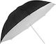 Glareone Studio Regenschirm Silber Diffusor 90cm