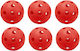 Unihockey Match Ball Red Enero 6pcs