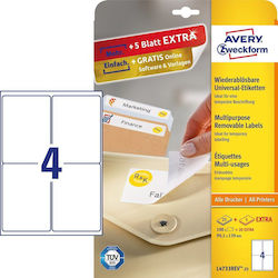 Avery Self-Adhesive Label Rolls 99.1x139mm 1pcs
