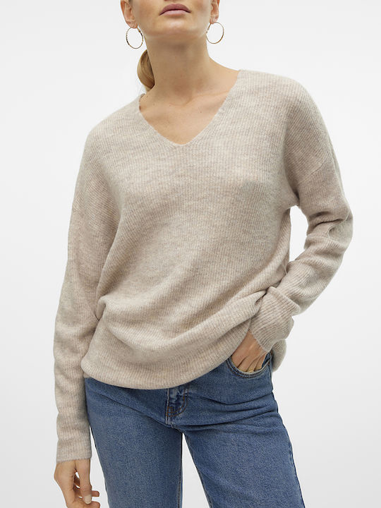 Vero Moda Πουλόβερ Ασημί