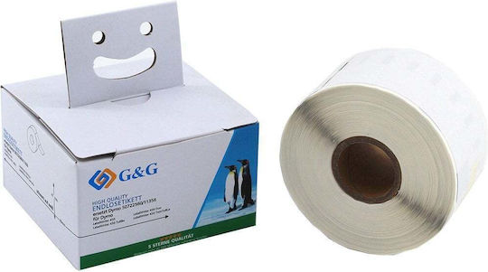G&G Selbstklebende Etikettenrollen 41x89mm 1Stück