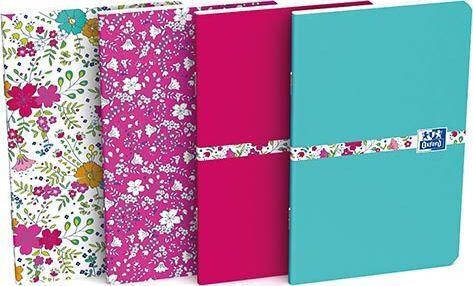 Oxford Notes 9x14cm 30 Sheets Ruled Floral