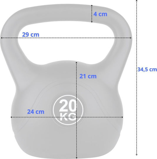 Funfit Gym&fitness 20 Кг Упражнителен Кетълбел