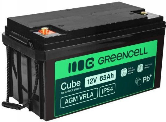 Green Cell Baterie UPS cu Capacitate 65Ah și Tensiune 12V 1buc