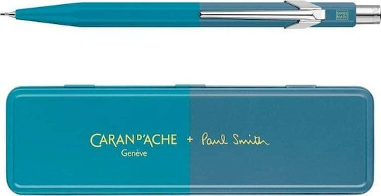 Mechanical Pencil Caran D`arche 8440 5mm Paul Smith Ed4 Box Blue Steel