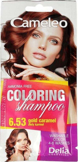 Delia Cosmetics Cameleo Боя За Коса Без Амоняк 6.53 Златиста Карамел