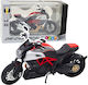 Metal Motorcycle Sport Lights Sounds Gold Red Elements Scale 1:12