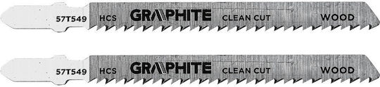 Jigsaw Blades 10 Tpi Hcs T-Shank 2 Pieces Clean Cut