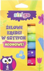 Strigo Neon Buntstifte 6 Stück