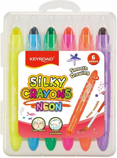 Keyroad Neon Gel Crayons 6 Pcs Mix Neon Colors