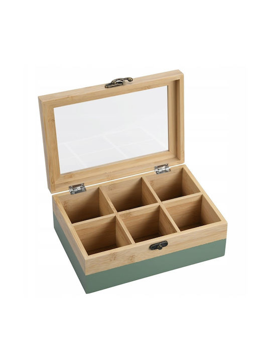 Kesper Wooden Green Tea Box with Lid 15x8x21cm