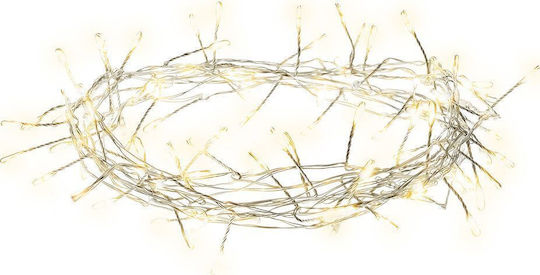 Retlux Crăciun Ghirlande Iluminată Alb 100x100cm 1buc