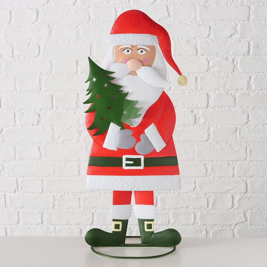 Dekorativer Weihnachtsmann Rot aus Metall 75x33x22.5cm