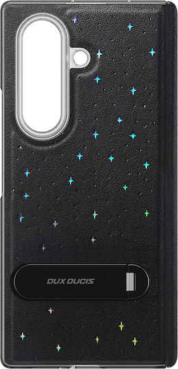 Dux Ducis С пълно покритие (360°) Пластмаса / Изкуствена кожа / Закалено стъкло Черен (Galaxy Z Fold7)