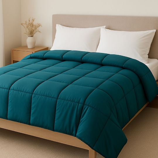 BS Collection Υπέρδιπλο 220x240εκ. Πετρόλ