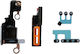 iPhone 16 Pro Set Plasă Antipraf Difuzor Sonerie Microfon Dust Mesh 5 Buc Titanium Negru 3p