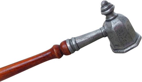 Candelabra Candle Holder Hat Polygonal Bell Tin Beech Wood No4 38cm