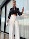 Women's Black And White Set with Pants