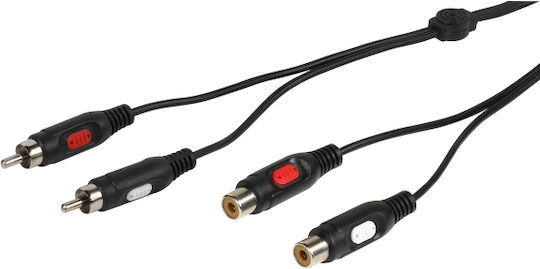 Vivanco Cable 2x RCA male - 2x RCA male 2.5m
