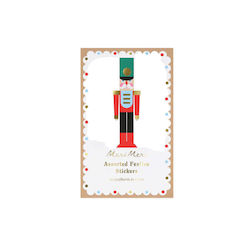 Weihnachtsaufkleber Nutcracker 50 Stück