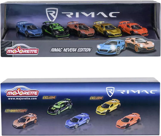 Majorette Mașinuță SET 5 RIMAC NEVERA EDITION PUSH CARS GIFTPACK pentru 3+ Ani (Diverse modele) 1 buc