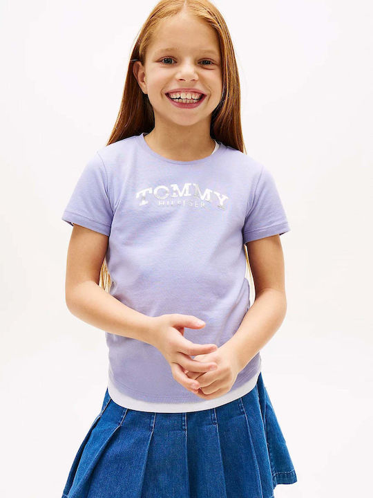 Tommy Hilfiger Kids' T-shirt Lilac Tommy