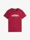Παιδικό T-shirt Μπορντω Tommy