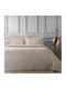 Tac Glory Set Coverlet Queen Size from Polyester Camel 250x260cm