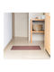 Relaxdays Antiderapant Set Covorașe de Baie Lemn 10020069_450 Maro 100x80buc