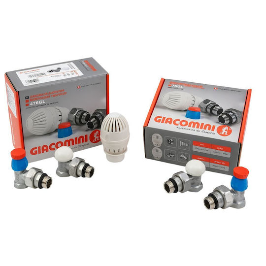 Giacomini Ръчна Термостатична глава за Калорифери за тяло 1бр