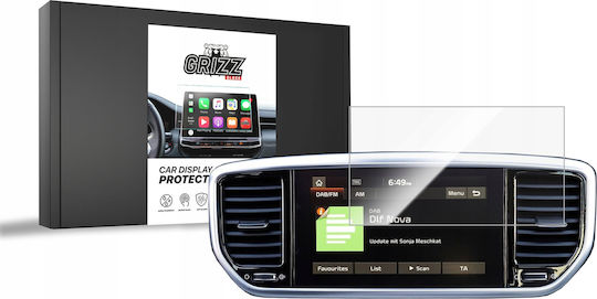 Ceramic GrizzGlass Car Display Protection Kia Sportage 4 8" 2015-2021
