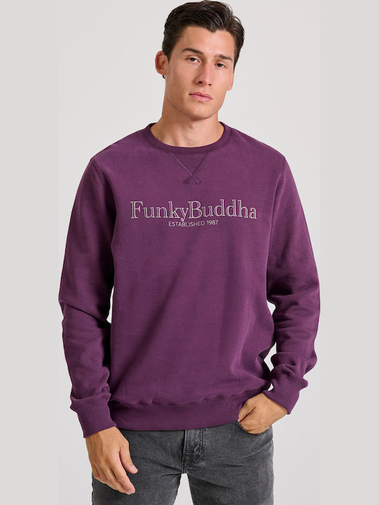 Funky Buddha Суитшърт Лилав