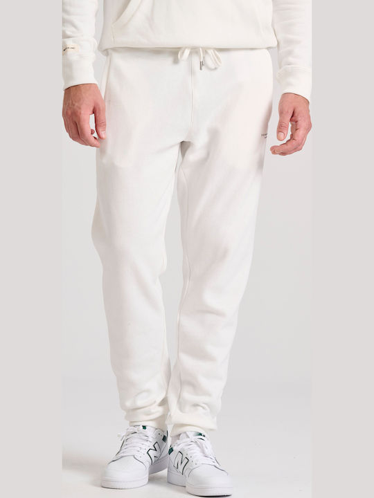 Funky Buddha Pantaloni de trening Alb
