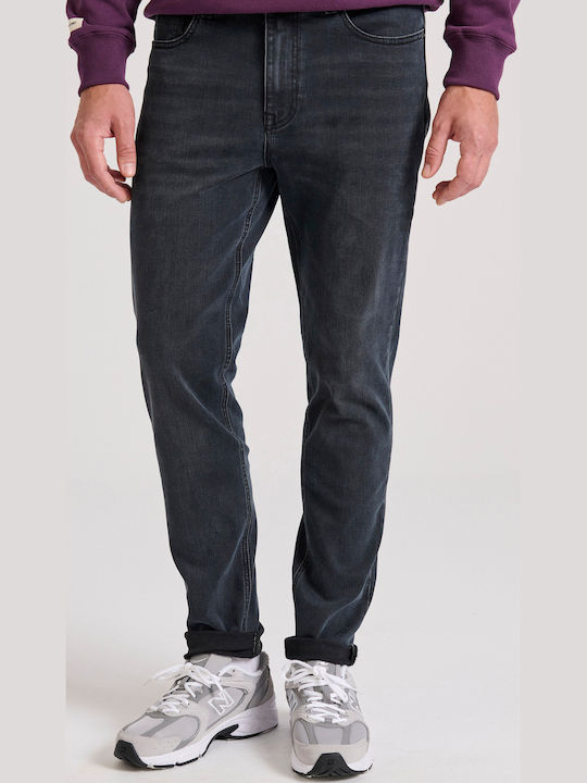 Men's Jeans Pants Elastic with Slim Fit Light Fading