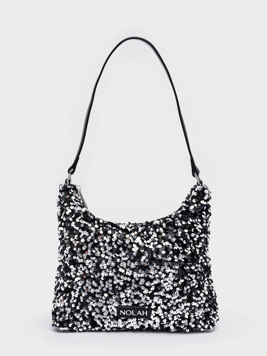 Nolah Aurelia Damentasche Schultertasche Silber