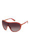 Polaroid Unisex Sunglasses with Orange Frame and Orange Lens PLD6216/S L7Q/Le