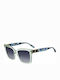 Kate Spade Women's Sunglasses with Green Plastic Frame and Green Lens