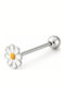 Nire Tongue Piercing Earring Steel Silver