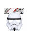 Karnevals- Maske Volles Gesicht Stormtrooper Weiß